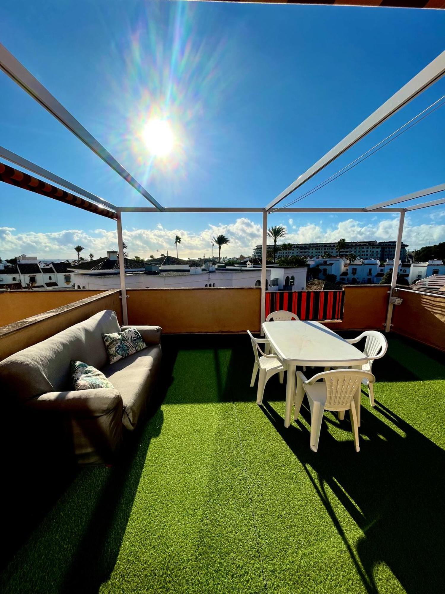 Ferienwohnung Atico Con Gran Terraza A 50 Metros De La Playa De Casares San Luis de Sabinillas Exterior foto